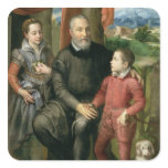 Portrait of the artist's family, Minerva stickers