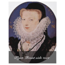 Portrait Of The Artist'S Wife, Alice Brandom Oval Full Colour Flyer