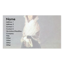 Portrait Of The Comtesse Del Carpio Business Card
