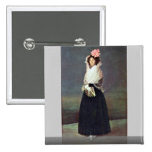 Portrait Of The Comtesse Del Carpio Pinback Buttons