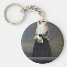Portrait Of The Comtesse Del Carpio Key Chains