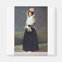 Portrait Of The Comtesse Del Carpio Magnet