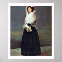 Portrait Of The Comtesse Del Carpio Poster