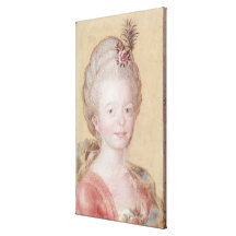 Portrait of the daughter of Carl Linnaeus Gallery Wrapped Canvas