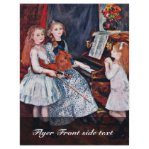 Portrait Of The Daughters Of Catulle-Mendes Personalized Flyer
