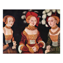 Portrait Of The Duchesses Emilla Sybille Von Sachs Custom Announcement