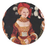 Portrait Of The Duchesses Emilla Sybille Von Sachs stickers