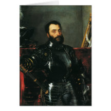 Portrait of the Duke of Urbino by Titian Cards