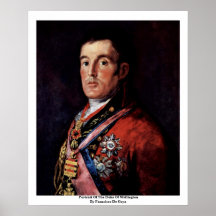 Portrait Of The Duke Of Wellington Poster