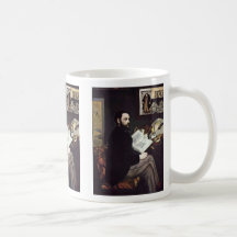 Portrait Of The Emile Zola By Manet Edouard Mug
