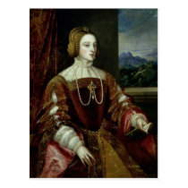 Portrait of the Empress Isabella of Portugal postcards