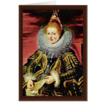 Portrait Of The Infanta Isabella Clara Eugenia Reg Card