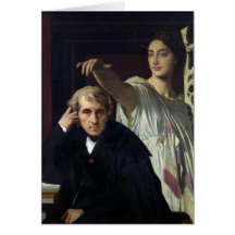 Portrait of the Italian Composer Cherubini Card
