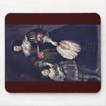 Portrait Of The Lady Of Charlotte Butkens Anoy Mousepads