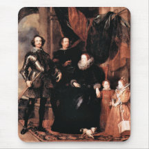 Portrait of the Lomellini family by Van Dyck Mouse Pads