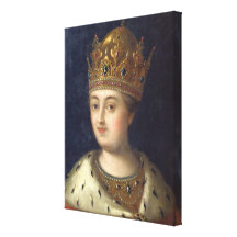 Portrait of the Regent Sophia, 1772 Stretched Canvas Prints