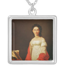 Portrait of the singer Anna Borunova, 1821 Jewelry