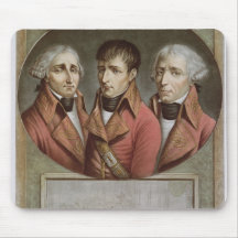 Portrait of the Three Consuls of the Republic Mousepads