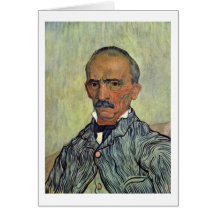 Portrait Of The Upper Guard By Vincent Van Gogh Greeting Cards