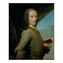 Portrait of the Young Voltaire posters