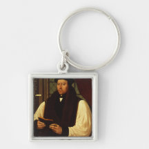 Portrait of Thomas Cranmer  1546 Key Chain