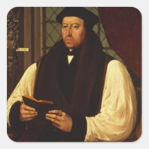 Portrait of Thomas Cranmer  1546 Sticker
