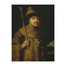 Portrait of Tsar Fyodor III Alexeevich Canvas Prints