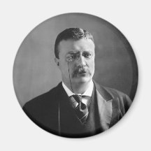 Portrait of U.S. President Theodore Roosevelt Fridge Magnet