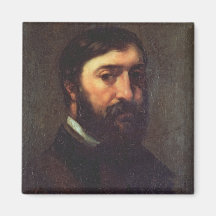 Portrait of Urbain Cuenot  1846 Refrigerator Magnet