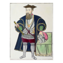 Portrait of Vasco de Gama Post Cards