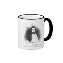 Portrait of Victor Hugo mugs