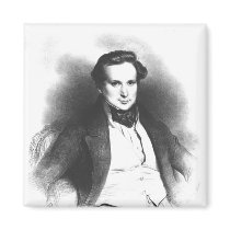 Portrait of Victor Hugo magnets