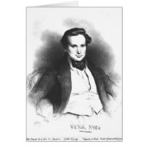 Portrait of Victor Hugo cards