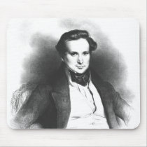 Portrait of Victor Hugo mousepads