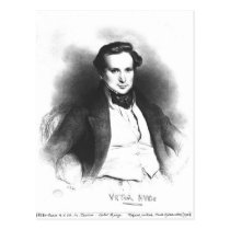 Portrait of Victor Hugo postcards