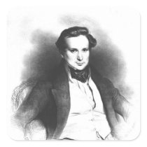 Portrait of Victor Hugo stickers