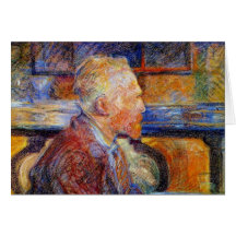 Portrait of Vincent Van Gogh Card