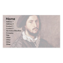 Portrait Of Vincenzo Mosti By Tizian Business Cards