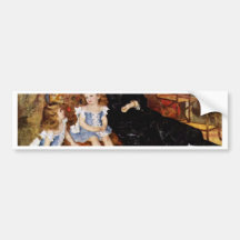 Portrait Of Woman Charpentier And Her Children Bumper Stickers