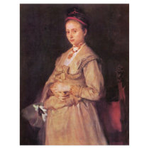Portrait Of Woman Gedon By Leibl Wilhelm Personalized Letterhead