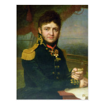 Portrait of Yuri F. Lisyansky, 1810 Post Cards