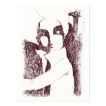 Portrait postcard