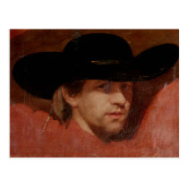 Portrait, presumed to be the artist, 1775 postcards