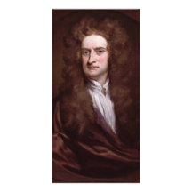 Portrait Sir Isaac Newton by Sir Godfrey Kneller Personalized Photo Card