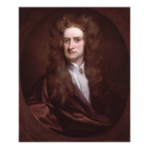 Portrait Sir Isaac Newton by Sir Godfrey Kneller Photograph
