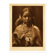 Portrait vintage indien indigène cartes postales