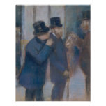 Portraits at the Stock Exchange by Edgar Degas Custom Announcement