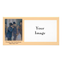 Portraits at the Stock Exchange by Edgar Degas Picture Card