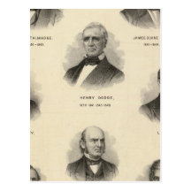 Portraits Governors of Wisconsin NP Talmadge Post Cards
