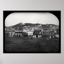 Portsmouth Square San Francisco Daguerreotype 1851 Print